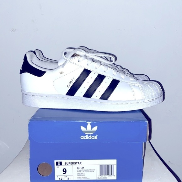 Adidas SuperStar Classic Shell Toe Low Top Sneakers ๐ Initials HM & ML US 9โ - Picture 5 of 6